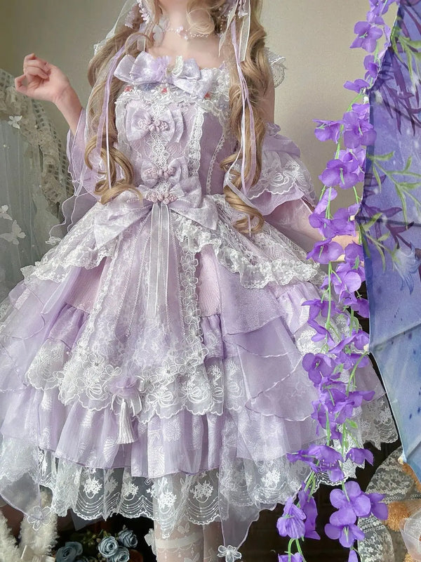 New Girls Birthday Lolita Dress 2026 Spring Summer Women's Tube Top Satin Bowknot Slim Pettiskirt Short Mini Party Dress