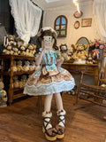 Olivegirl Lolita Dress Original Genuine Thin Colorful Cute Jsk Lolita Princess Dress Birthday Party Cosplay Women's Clothing