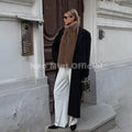Fashion Faux Fur Sable Vest Crop Top Autumn Winter Turtleneck Eco Mink Fur Tank Tops Sleeveless Jacket Coat