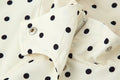 Fashion Polka Dot Print Jacket Coat Women's Stand Collar Long Sleeved Workwear Coat Ins Hot Short Casual Female Jackets