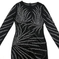Long Sleeve Sheer Dresses Women Sexy Diamonds Autumn Winter Maxi Bodycon Bandage Birthday Evening Party Dress Vestidos