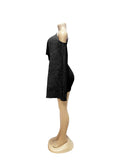 Sexy 2 Piece Set Women Skew Collar Loose Crop Tops+Ruched Knot Ribbon Skirt Matching Beach Vacation Party Club Suit