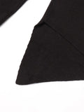 Solid Hollow Out Pullover Sweater For Women Diagonal Collar Long Sleeve Irregular Hem Slimming Sweater Female New
