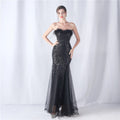 Sexy Elegant Long Wedding Party Dresses for Women 2025 Luxury Mesh Bridesmaid Evening Dresses Woman Sequin Summer Dress