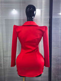 Women Long Sleeve Shining Beading Sequins Sexy V-Neck Bodycon Slim Mini Dress Bar Singer Celebrate Nightclub Party Outfit