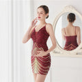 Elegant Women Short Evening Dress Sexy Straps Sequin Slim Bodycon Party Dresses Black Gold Female Vestidos De Soiree