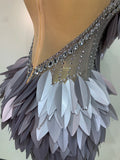 Women Sexy Long Sleeve sequins Diamonds Mini Celebrity Dress Birthday Party Costume Bar Nightclub Stage Performance Clothing