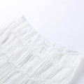 Sexy Halter Lace Up Ruched Mini Skirt Set Women Solid Sleeveless Backless Tops Low Waist Slim Skirts 2025 Summer Lady Beach Suit