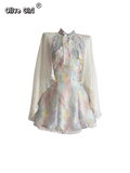 Olive Girl Romantic Qipao for Ren Faire 2026 Garden Wedding Fairycore Photoshoot Everyday Wear S-XXXL XS-3XL Plus Size Romantic Cottagecore Garden Party Editorial Not Costume Qipao Cheongsam Chinese Dress Chinese Heritage Fashion Women