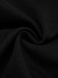 Elegant Office Dress Women Sexy Single-Breasted Hidden Buttons V-Neck Full Sleeve Folds Fashion Commute Bodycon