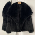 Women Fur Coat Women 2026 Plush White Bomber Jacket Solid Crop Long Sleeve Jacket Warm Winter Coats Female Casual Fur