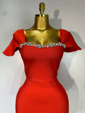 Celebrity Elegant Bandage Long Party Dress 2025 Women Sexy Square Collar Stretch Evening Prom Gown Club Luxury Birthday Dresses
