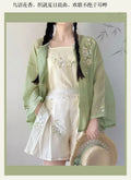 Olive Girl Green Hanfu Dress 2026 S-L XS-3XL Plus Size Hanfu Chinese Dress Traditional Chinese Clothing Chinese Heritage Fashion Women
