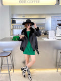 The new  women's jacket with extra thick warm and extra thick lamb feather rider jacket with artificial fur