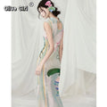 Olive Girl Romantic Dress for Garden Wedding 2026 Fairycore Photoshoot Everyday Wear S-XXL XS-3XL Plus Size Romantic Cottagecore Garden Party Editorial Not Costume Dress Chinese Heritage Fashion Women
