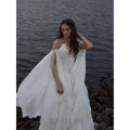 Customized Detachable Sleeves Ball Gown Prom Dress Tiered Ruffle Lace Embroidery vestidos de noche Evening Dresses 2026