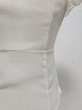 Solid Loose Spliced Hollow Out Shirts for Women Turtleneck Short Sleeve Vacation Casual Shirt Female Summer Fashion