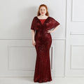 Plus Size Dress for Women Glitter Sequin Dresses Sexy Party Birthday Elegant Celebrity Floor Length Maxi Evening Dress