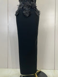 Elegant Flower Beading Sexy Sleeveless Bodycon Long Bandage Dresses Celebrity Cocktail Women Luxury Birthfay Evening Party Dress
