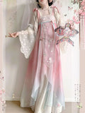 Olive Girl Red Embroidered Hanfu Dress for Ren Faire 2026 Garden Wedding Fairycore Photoshoot Everyday Wear S-L XS-3XL Plus Size Chinese Heritage Fashion Women