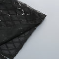 Sexy Strapless Sequin Mesh See Through Long Dress with Gloves Women Perspective Design Slim Dresses Evening Party Gowns