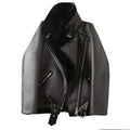 The new  women's jacket with extra thick warm and extra thick lamb feather rider jacket with artificial fur