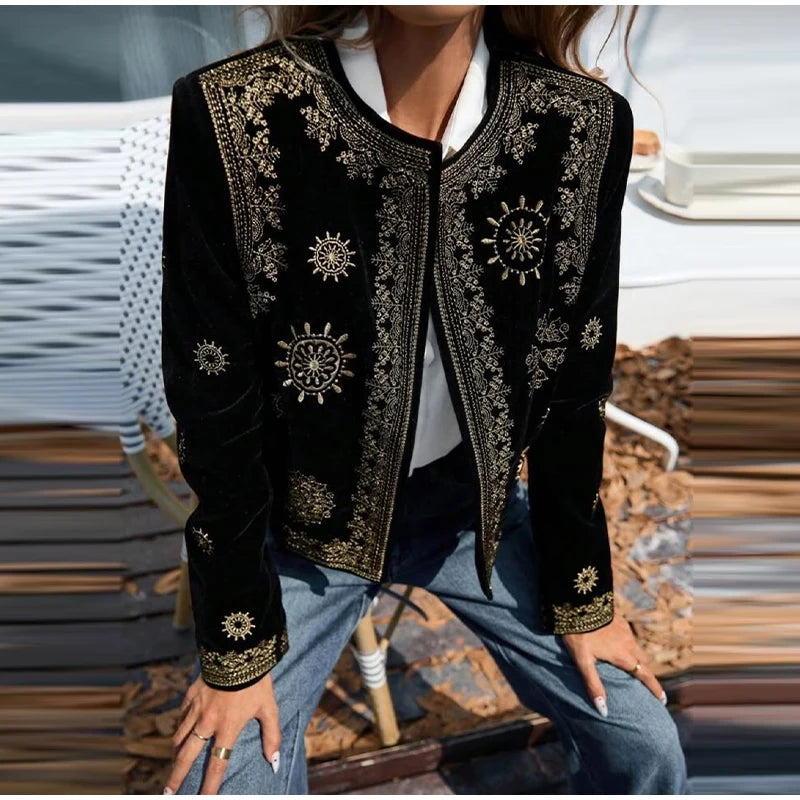 Chic Embroidery Fur Patchwork Waistcoats Women Stand Collar Sleeveless Female Vests 2026 Autumn Lady High Street Furry Tops New