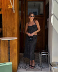 Summer Dress 2-Piece Set Women's Sexy Polka Dot Top Casual Maxi Skirts Sets Casual Party Vacation Y2k Female Dress Set