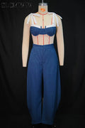 Street Women Set Striped Strapless Bow Crop Top and Long Pants 2026 Spring Party Vacation Sexy Two 2 Piece Set Outfits