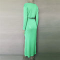 Sexy Lady Two Pieces Sets Hollow Out Crochet Knitted Suit Parti Dresses Women 2 Piece Matching Set with Midi Skirt Outfit