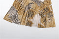 Sexy Fashion Long Dress Woman Leopard Print Lace-Up Halter Backless Sleeveless Shape Waist Ruffles Elegant Vestidos