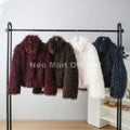 Iconic Blogger Fashion Faux Mongolia Sheep Fur Coat Women 2026 Winter Fluffy Warm Fur Jacket Chic Street Girl Outerwear