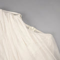 Apricot Spliced Mesh Folds Shawl Design Long Dresses For Women Sleeveless High Waist Temperament Maxi Dress Female 2026