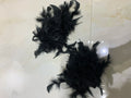 Women Sexy Halter Crystal Feathers Bodycon Mini Dress Nightclub Performance Stage Outfit Luxury Birthday Photo Shoot Dress