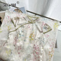 Olive Girl Red Embroidered Qipao for Garden Wedding 2026 Fairycore Photoshoot Everyday Wear S-XXL XS-3XL Plus Size Embroidered Romantic Cottagecore Garden Party Editorial Not Costume Qipao Cheongsam Chinese Dress Chinese Heritage Fashion Women