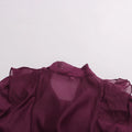 Solid Spliced Ruffles Folds Fashion Dresses for Women Tie a bow collar Long Sleeves High Waist Lace Up Maxi Dress Female