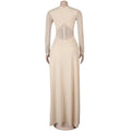 Sexy Rhinestone Jumpsuit Luxury for Women Long Sleeve Sheer Mesh Patchwork Skinny Night Birthday Party Club Romper Overalls