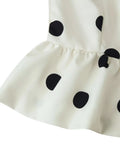 White Spliced Folds Two Piece Set Female V Neck Sleeveless Top Gentle Elegant Women's Skirt Sets Summer Fashion New