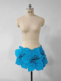 2026 New Fashion Trend Embroidered Large Petal 3D Design Flower Short Skirt for Women Y2k Mini Skirts Clothes