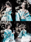 Olive Girl Red Embroidered Hanfu Dress for Ren Faire 2026 Garden Wedding Fairycore Photoshoot S-XXL XS-3XL Plus Size Hand Embroidered Flowing Sleeve Dramatic Silhouette Editorial Not Costume Ren Faire Dress Chinese Heritage Fashion Women