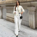 Women Fashion Cardigan Spring Autumn Solid Lace-Up Single-Button Sweaters Chic Casual Commuter New 2026 Female Jumpers