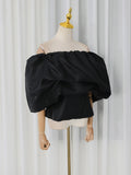 2026 Summer Solid Color Fashion Strapless fishbone corset topSexy Beach Party Slim Fit T-shirts Sweet Style Women's Wear