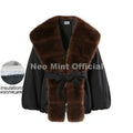 2026 Winter Luxury Fur Collar Puffer Bomber Jacket Women Warm Padded Quilted Parka Coat Iconic Fashion Girls Outerwears