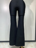 Women Sexy Bandage Crop Top Pant Set Evening Party Club Luxury Birthday High Street Fashion Elegant Luxury Birthday Outfit