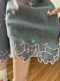 Olive Girl Blue Romantic Streetwear Fairycore 2026 Everyday Wear S-XL XS-3XL Plus Size Romantic Cottagecore Editorial Not Costume Streetwear Chinese Heritage Fashion Women