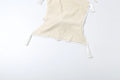 Sexy Tassel 2 Piece Set Women Irregular Halter Backless Bandages Tank Top+Patchwork Skirt New Trend Party Streetwear