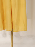 Elegant Chiffon Layered Ruffles Design Dress for Women Short Sleeves Waist Belt Spliced Diamonds Accent for Afternoon Tea