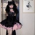 Olivegirl Lolita Dress High-end Banquet Birthday Party Costume Girl Women's Sweet Ballet Style Lolita Dress Flower Princess