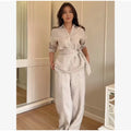Collection Of Versatile Linen Midi Sets Square Neck Relaxed Fit Casual Day Wear Fashion Daily Linen Pants Women Summer 2026