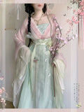 Olive Girl Multicolor Embroidered Hanfu Dress for Ren Faire 2026 S-L XS-3XL Plus Size Hand Embroidered Ren Faire Dress Hanfu Chinese Dress Traditional Chinese Clothing Chinese Heritage Fashion Women